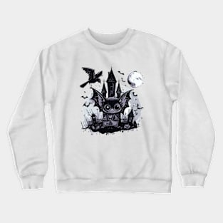 haunted house Crewneck Sweatshirt